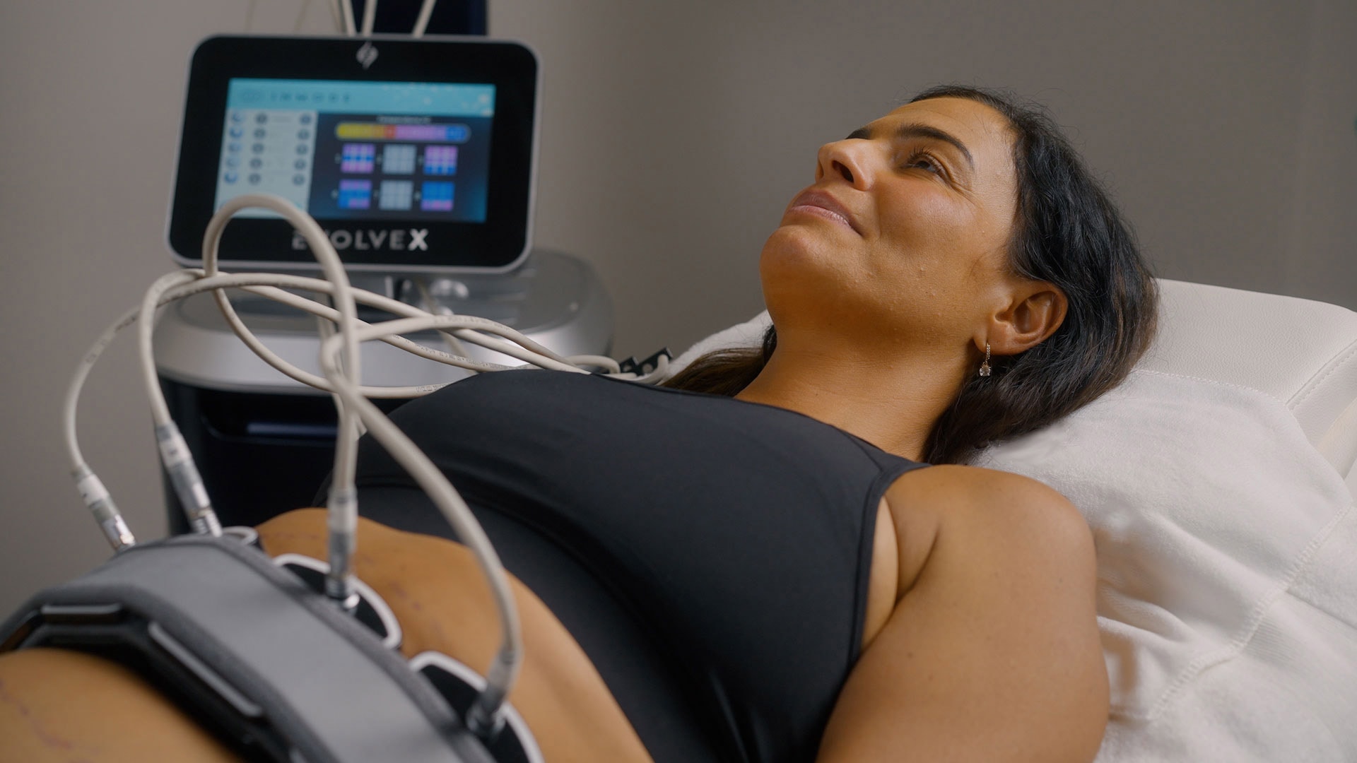 The Evolve X platform, including Tite, Transform and Tone, is used to help repair a woman’s Diastasis Recti after childbirth